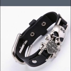 Black Harley bracelet